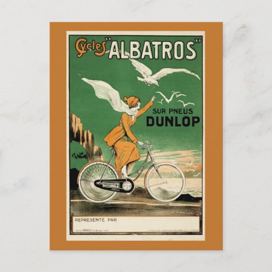  fietsen Albatros Briefkaart (Voorkant)
