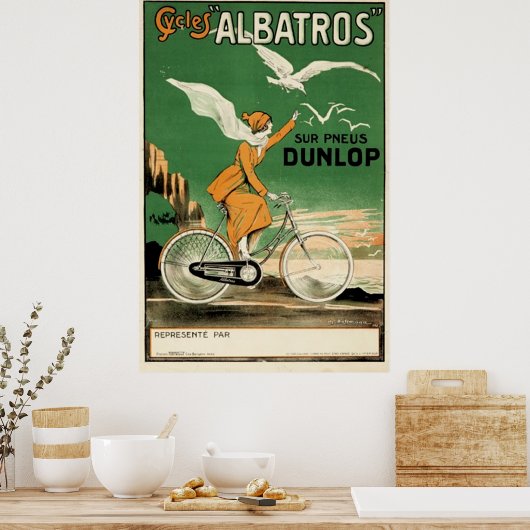  fietsen Albatros Poster (Keuken)
