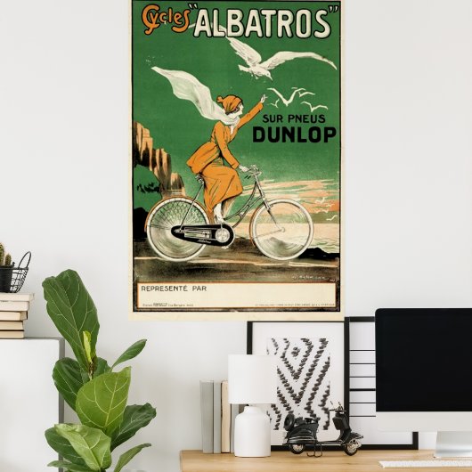  fietsen Albatros Poster (Thuiskantoor)