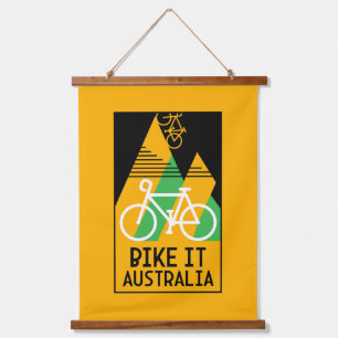Fietsen Australië Hangend Wandkleed