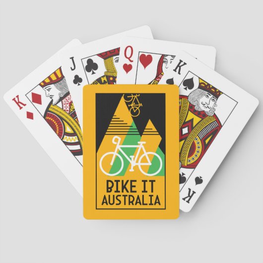 Fietsen Australië Pokerkaarten (Achterkant)