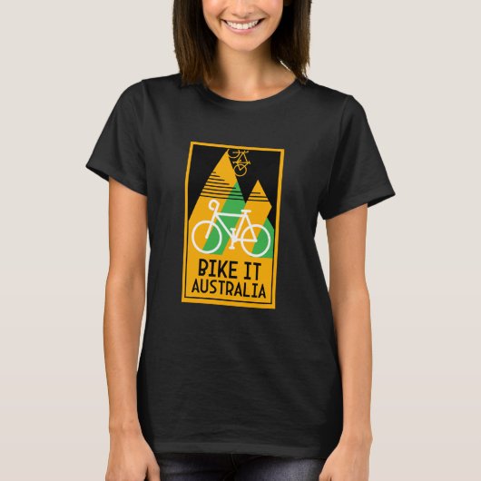 Fietsen Australië T-shirt (Voorkant)