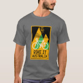 Fietsen Australië T-shirt (Voorkant)