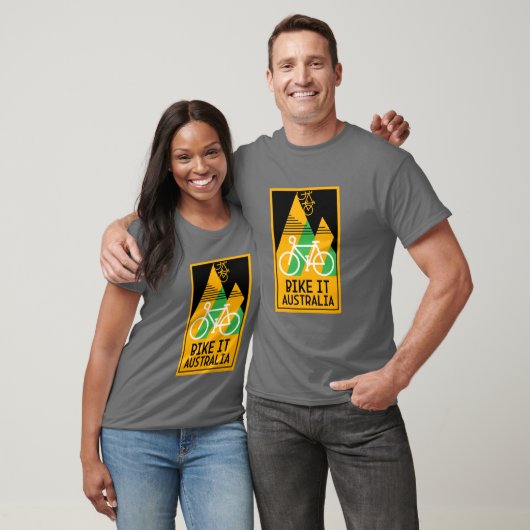 Fietsen Australië T-shirt (Unisex)