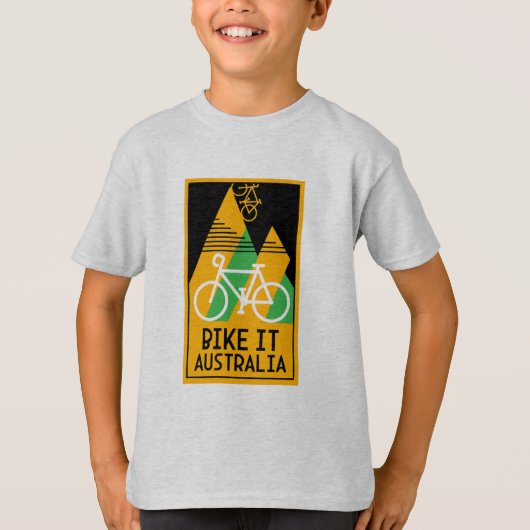 Fietsen Australië T-shirt (Voorkant)