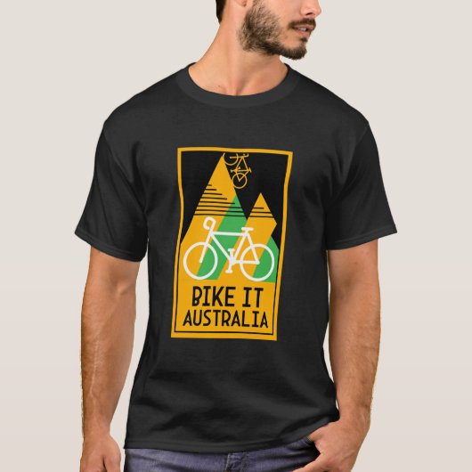 Fietsen Australië T-shirt (Voorkant)