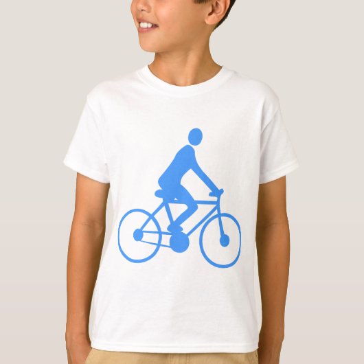 Fietsen - Baby Blue T-shirt (Voorkant)