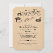  fietsen Baby shower Uitnodiging 2 (Voorkant)