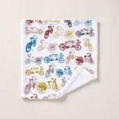 Fietsen Badkamer handdoek set (Wasdoekje)