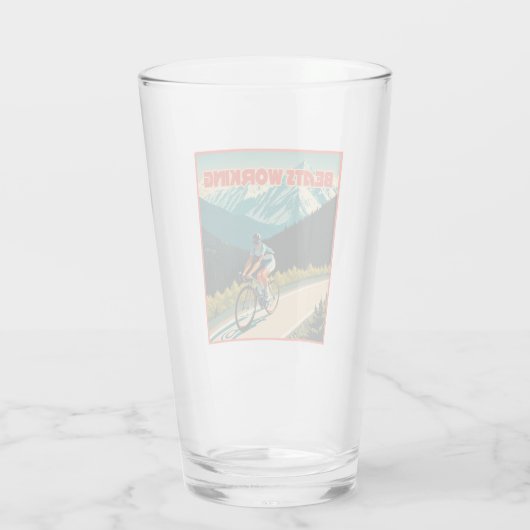 Fietsen Beats Werken Glas (Achterkant)