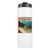 Fietsen Beats Werken Thermosbeker (Voorkant)