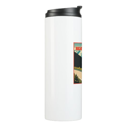 Fietsen Beats Werken Thermosbeker (Gedraaid links)