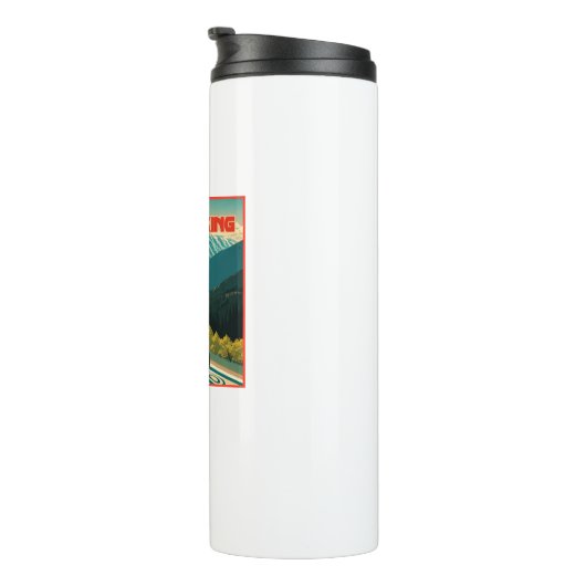 Fietsen Beats Werken Thermosbeker (Geroteerd rechts)