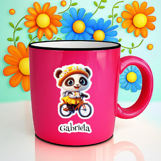 Fietsen Beer Gepersonaliseerde Vinyl Sticker