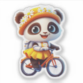 Fietsen Beer Vinyl Sticker (Voorkant)