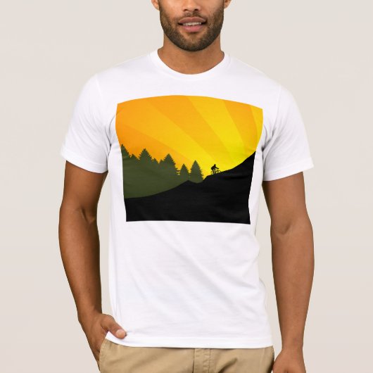 fietsen : bergrayz : t-shirt (Voorkant)