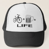 Fietsen & Bier! Trucker Pet (Voorkant)