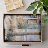 Fietsen bij het strand tissuepapier (Geschenk)