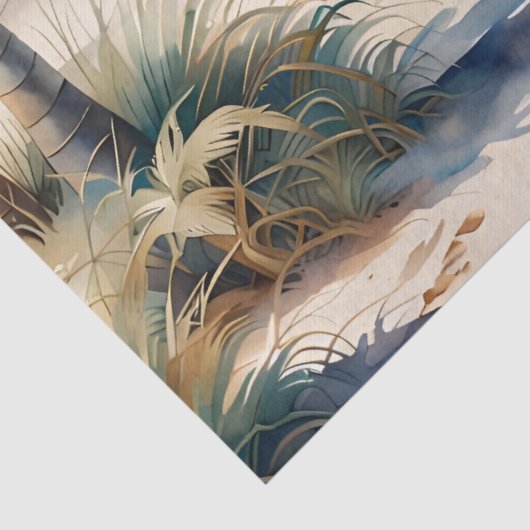 Fietsen bij het strand tissuepapier (Detail)