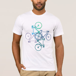 Fietsen   Biking Cool White T-shirt