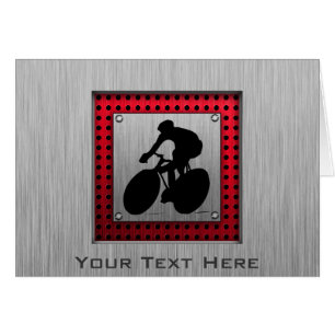 Fietsen; blik van geborsteld metaal