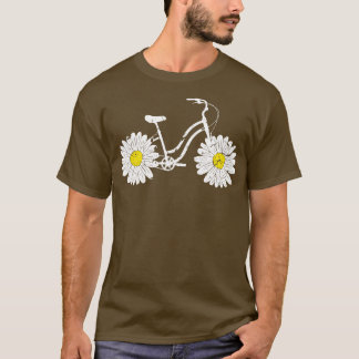 Fietsen Bloemenfiets Wielen Bloemenfiets T-shirt