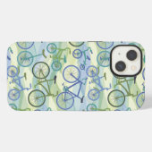 Fietsen Blue Green iPhone case Hoesje (Achterkant horizontaal)