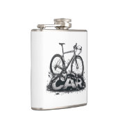 Fietsen boven auto's heupfles (Rechts)