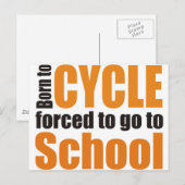 fietsen briefkaart (Voorkant / Achterkant)