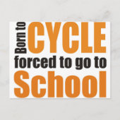 fietsen briefkaart (Voorkant)