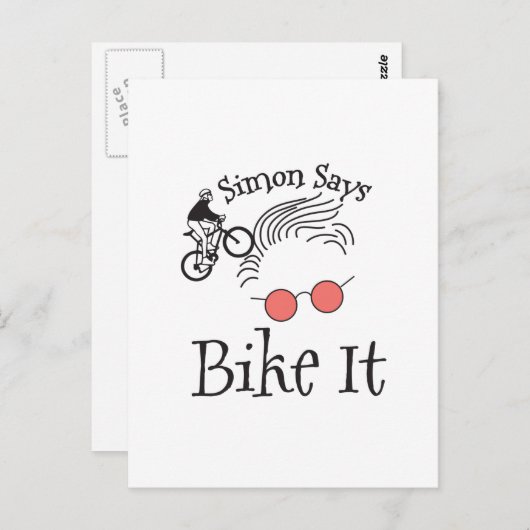 Fietsen Briefkaart (Voorkant / Achterkant)