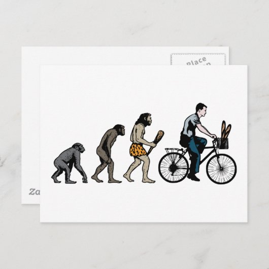 Fietsen Briefkaart (Voorkant / Achterkant)