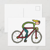 Fietsen Briefkaart (Voorkant / Achterkant)
