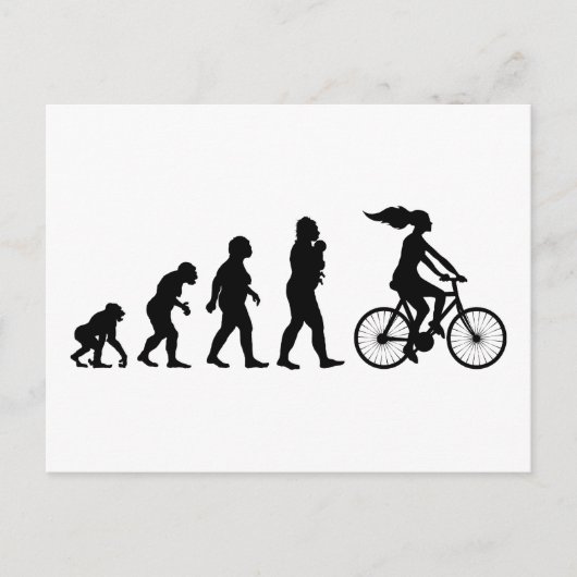 Fietsen Briefkaart (Voorkant)