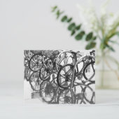 fietsen briefkaart (Staand voorkant)