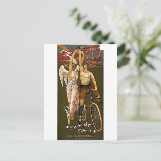 Fietsen Briefkaart (Staand voorkant)