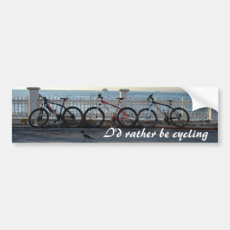 Fietsen Bumpersticker