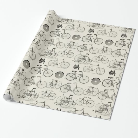  fietsen cadeaupapier (Uitgerold)