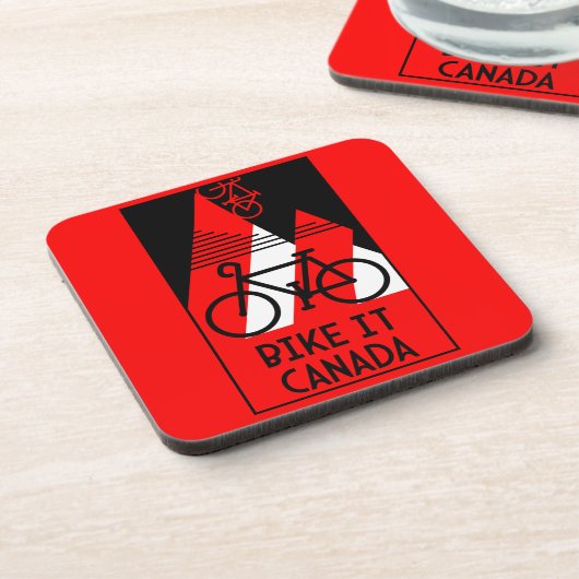 Fietsen Canada Bier Onderzetter (Linkerzijde)