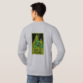 Fietsen Canada T-shirt (Achterkant volledig)