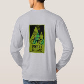 Fietsen Canada T-shirt (Achterkant)