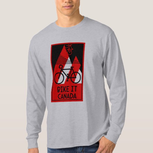Fietsen Canada T-shirt (Voorkant)