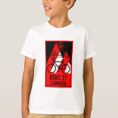 Fietsen Canada T-shirt (Voorkant)