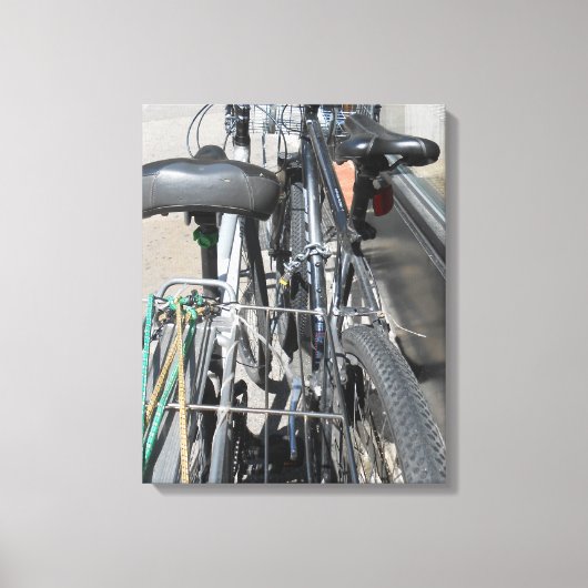 fietsen canvas afdruk (Voorkant)