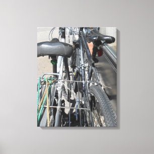 fietsen canvas afdruk