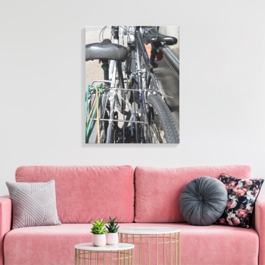 fietsen canvas afdruk (Insitu (Woonkamer))