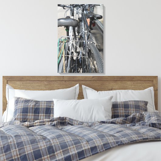 fietsen canvas afdruk (Insitu (Slaapkamer))