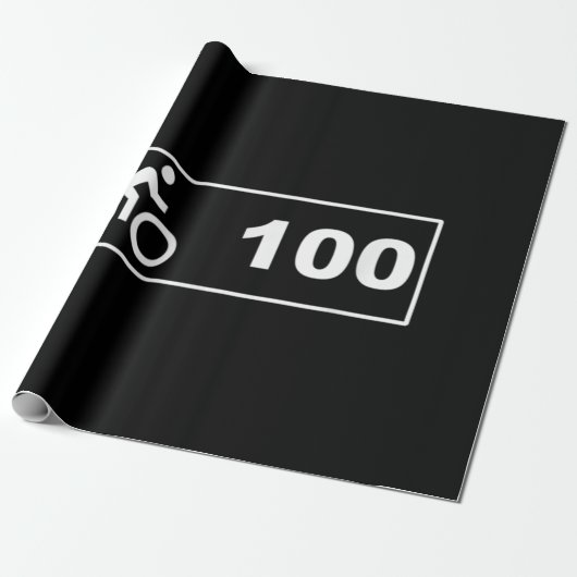 Fietsen - Century Ride 100 Cadeaupapier (Uitgerold)