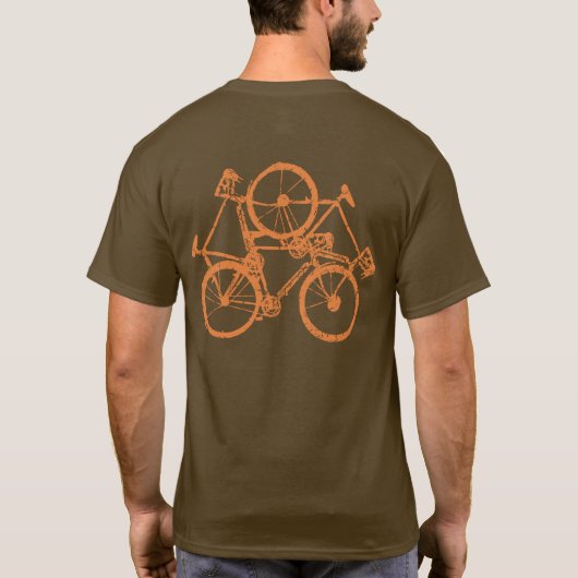 Fietsen Cycle Fietsen T-shirt (Achterkant)