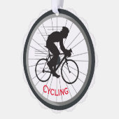 Fietsen Design Papier Ornament Kaart (Links)